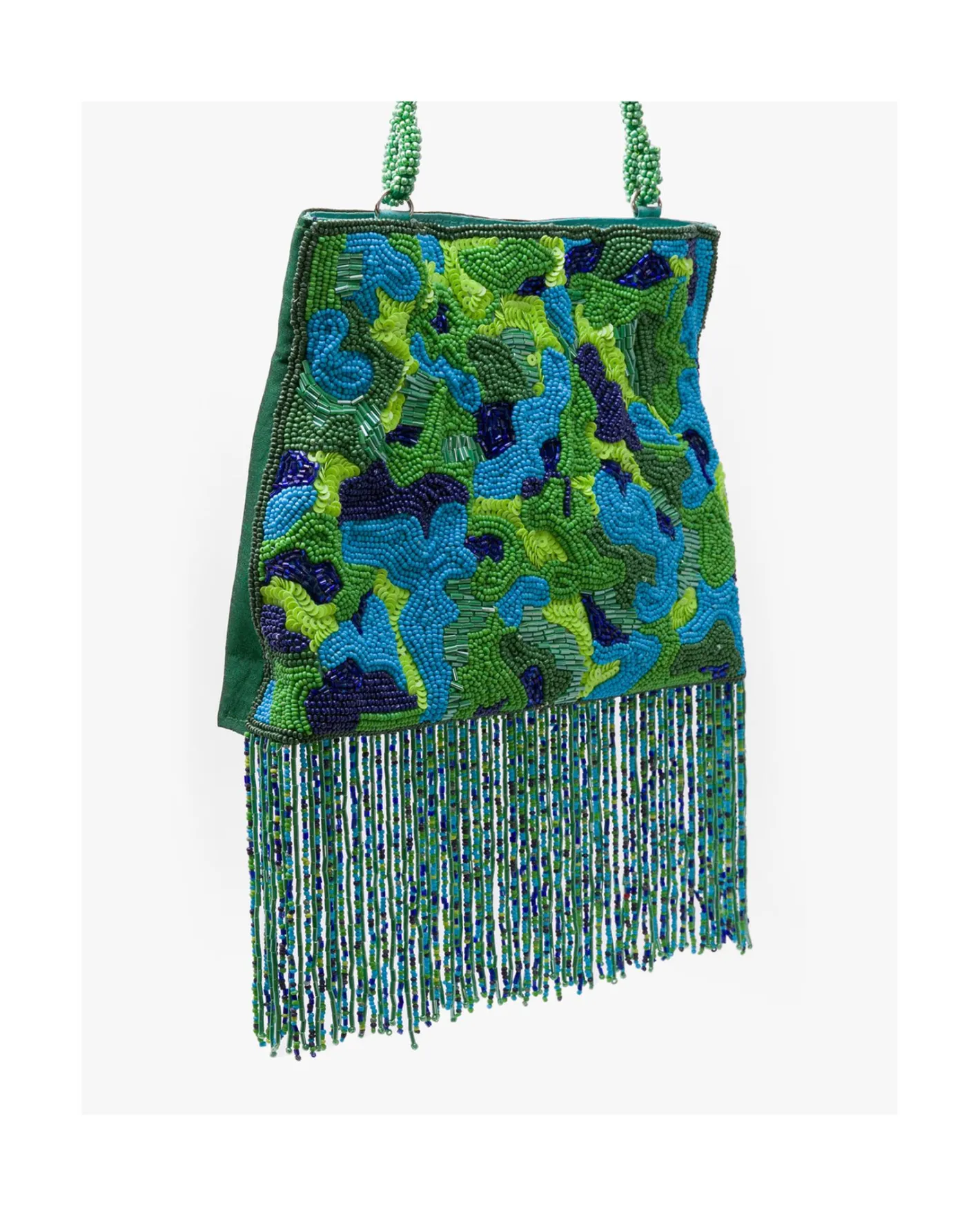 Cuplé Bandolera Cuentas Leopardo Verde^Mujer Bandoleras