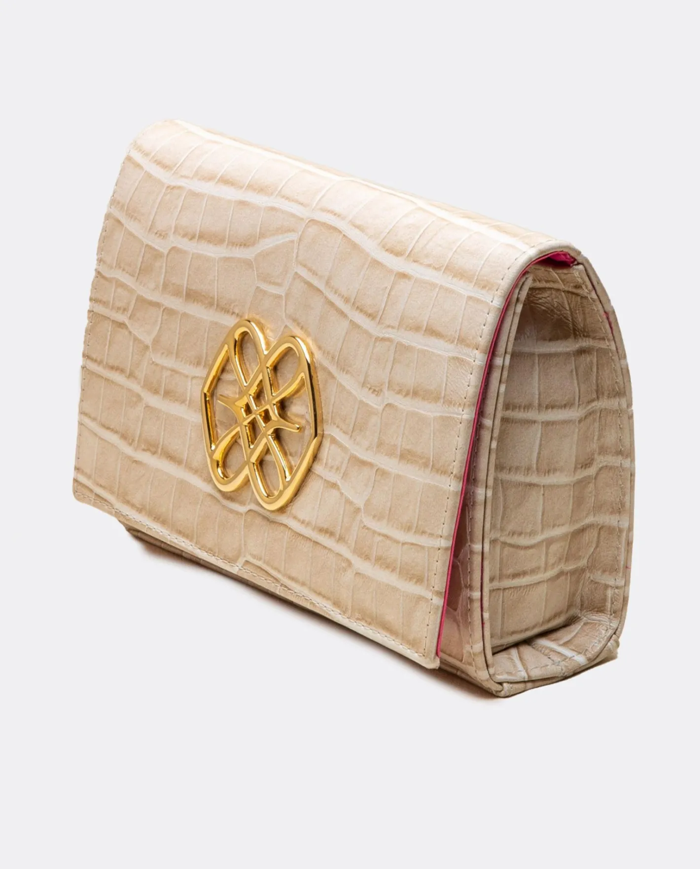 Cuplé Bandolera Mini Logo Cuple Napa Coco Beig^Mujer Bandoleras