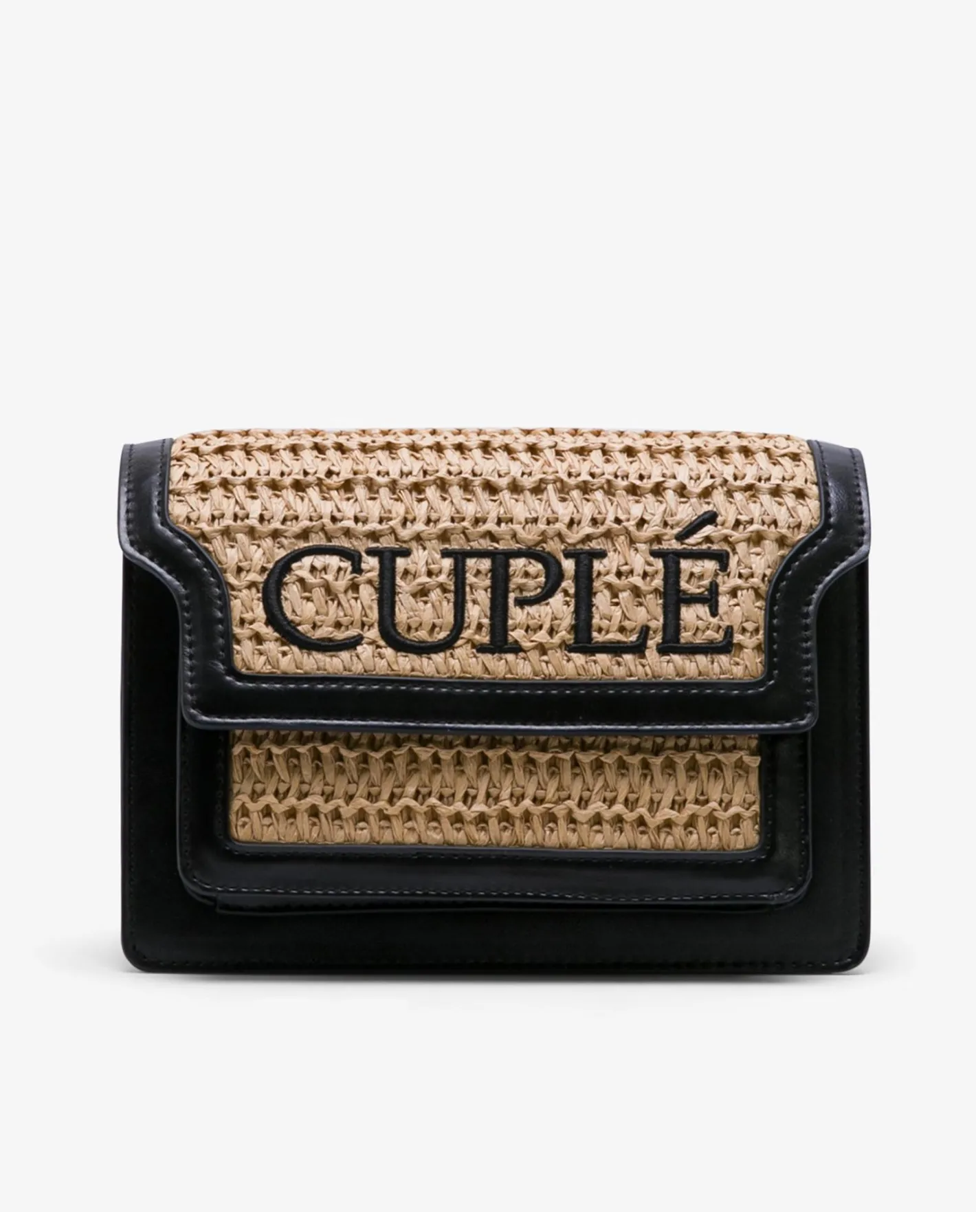 Cuplé Bandolera Rafia Beig^Mujer Bandoleras
