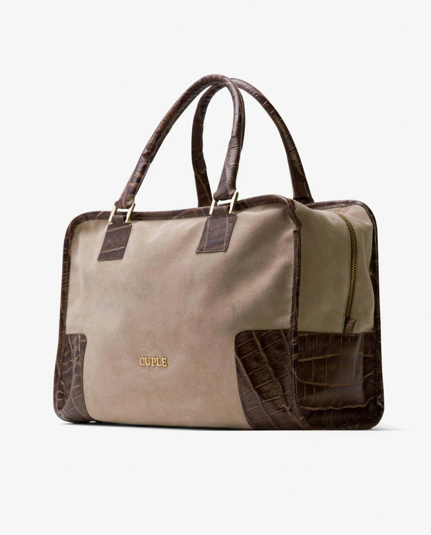 Cuplé Bolso Rectangular Serraje Gris^Mujer Shoppers Y Bolsos Hombro