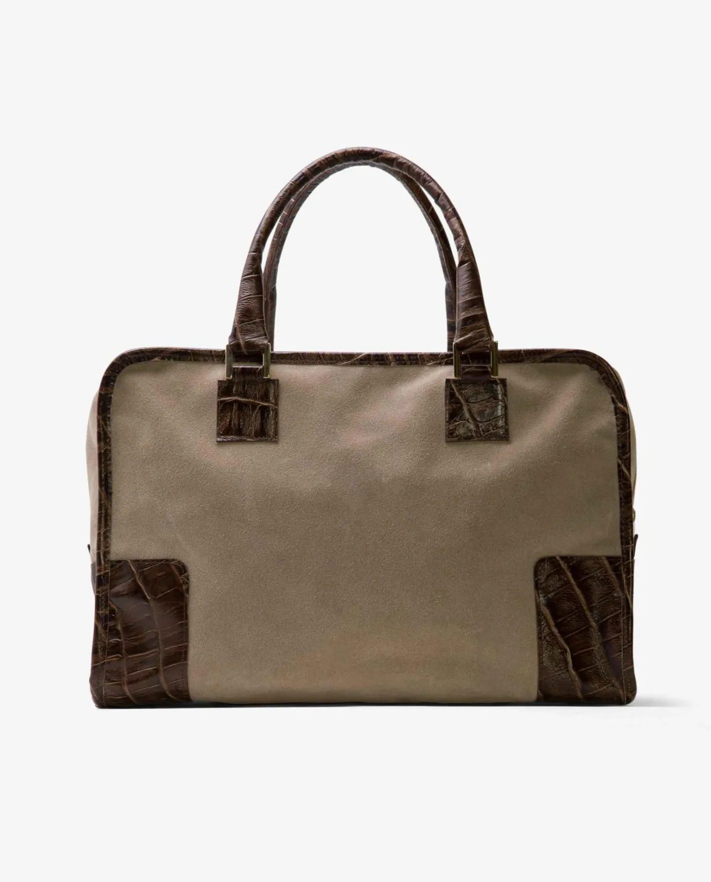 Cuplé Bolso Rectangular Serraje Gris^Mujer Shoppers Y Bolsos Hombro