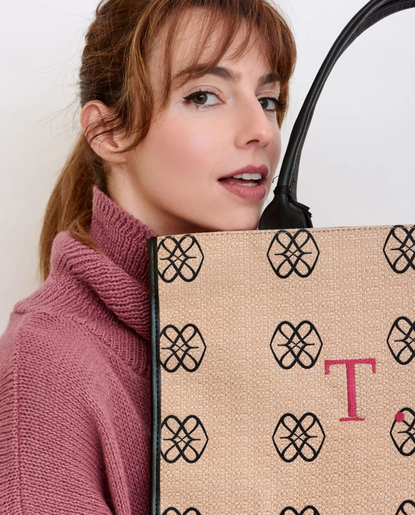 Cuplé Bolso Shopper Personalizado Logos Rectos Tejido Es^Mujer Shoppers Y Bolsos Hombro