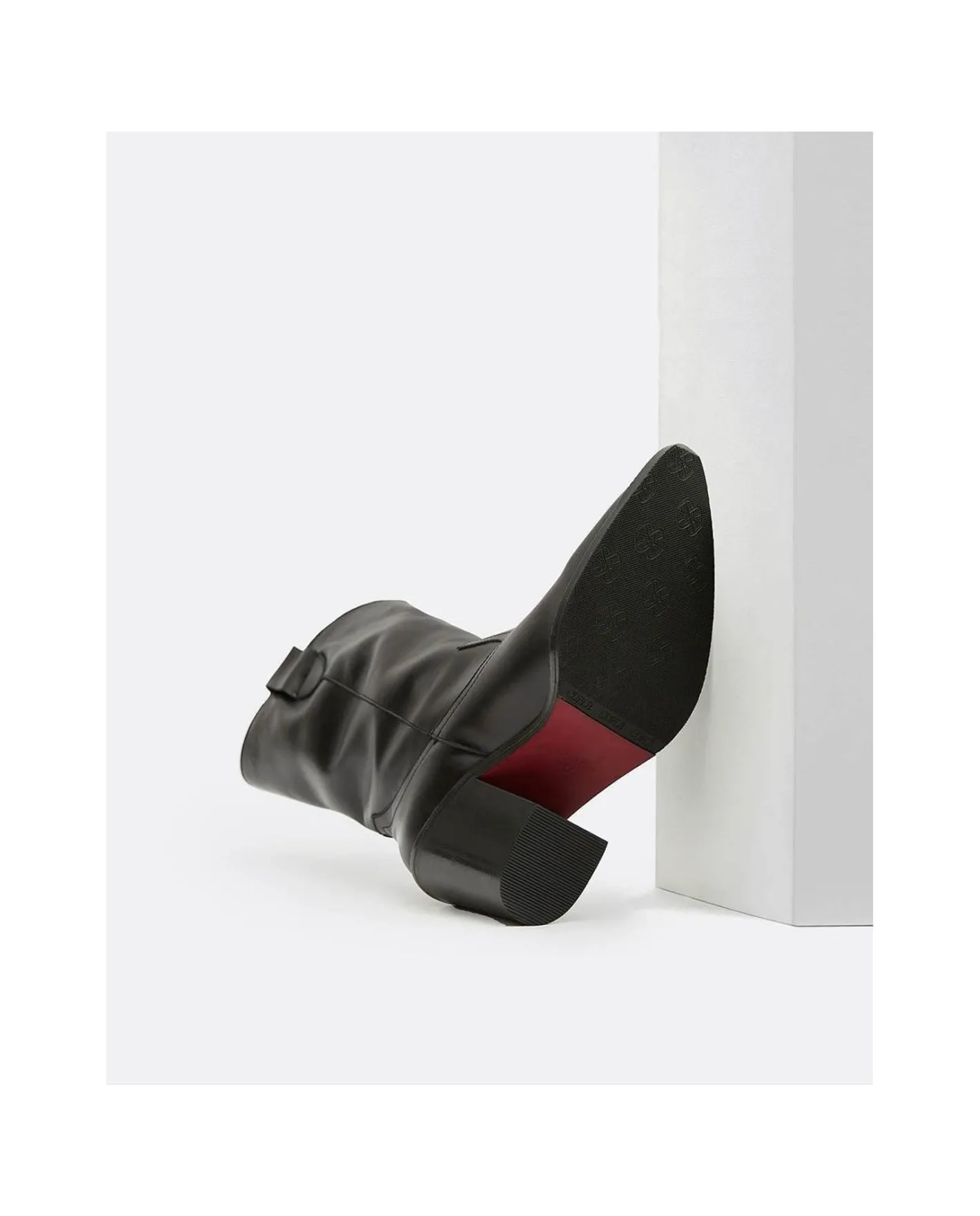 Cuplé Bota Cow Is Napa Negro^Mujer Botas Y Botines