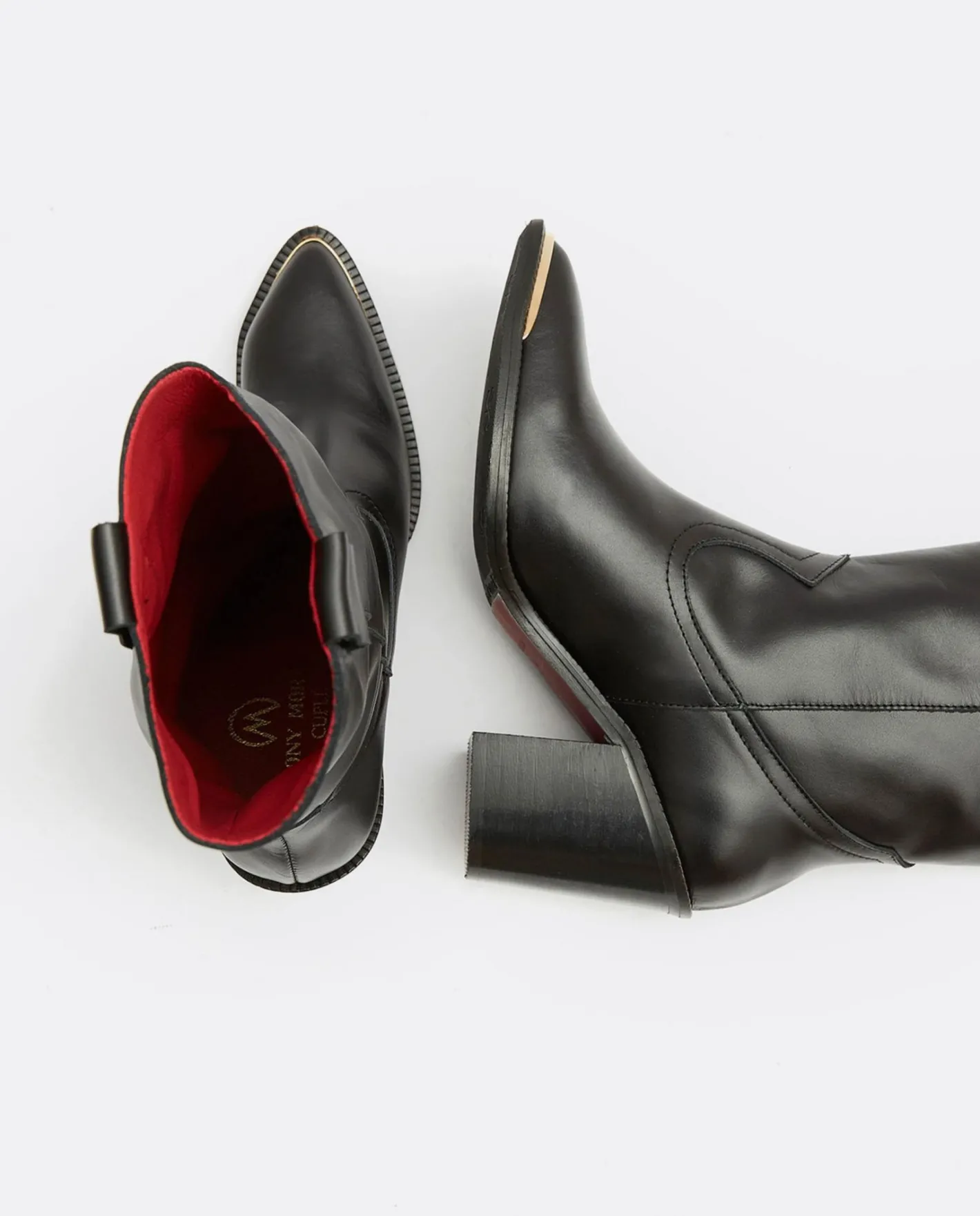Cuplé Bota Cow Is Napa Negro^Mujer Botas Y Botines