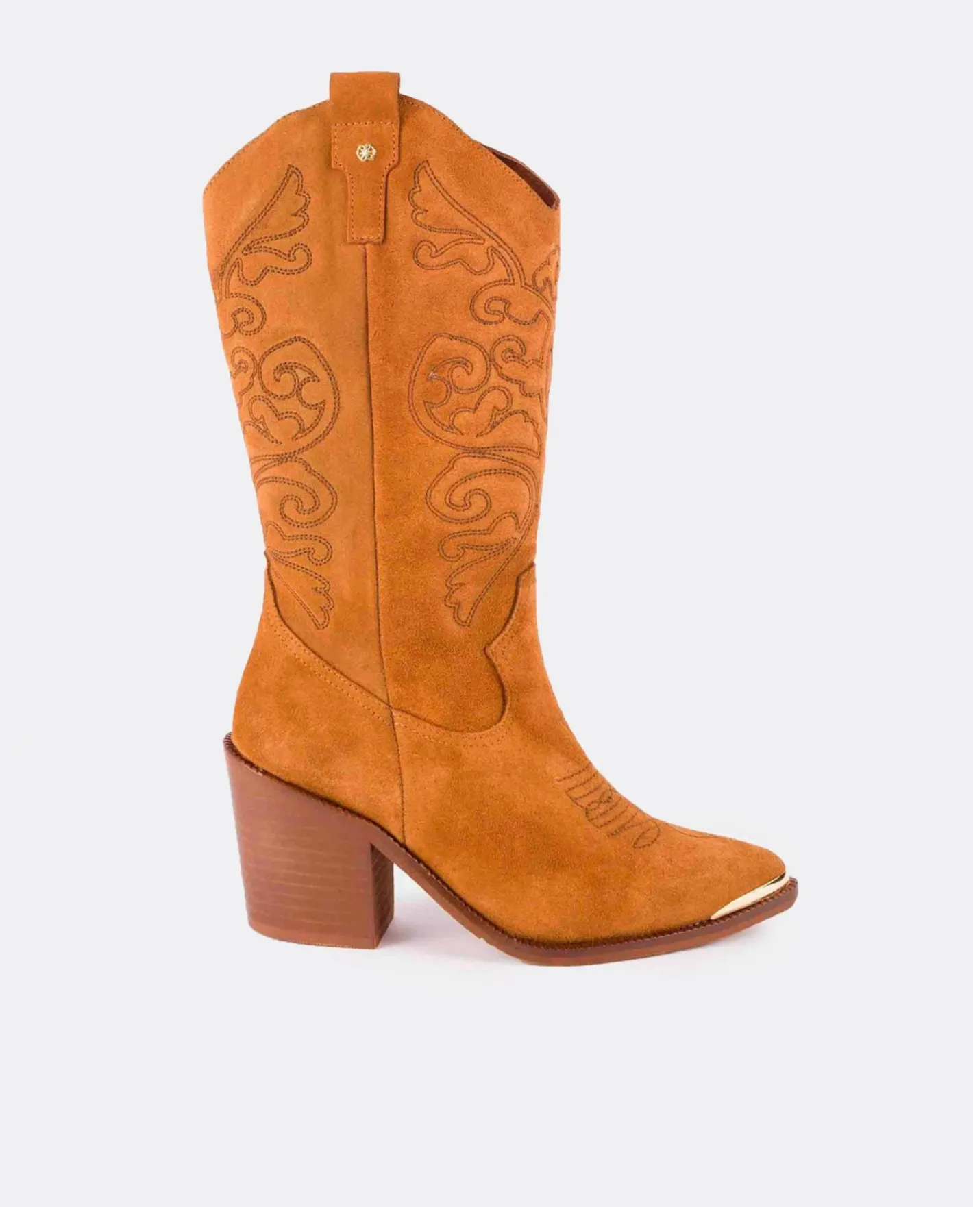 Cuplé Bota Cow Serraje Cuero^Mujer Botas Y Botines