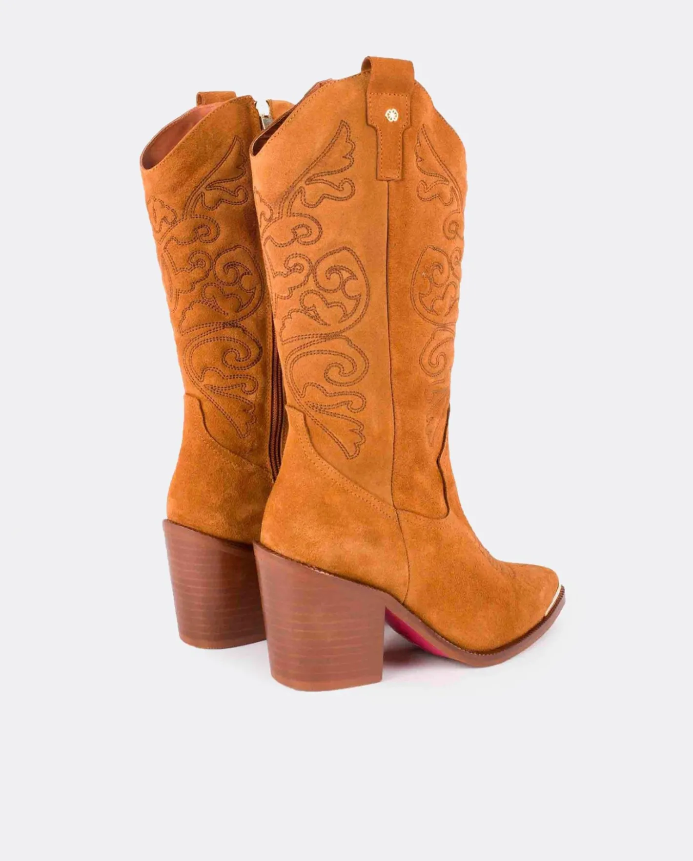 Cuplé Bota Cow Serraje Cuero^Mujer Botas Y Botines