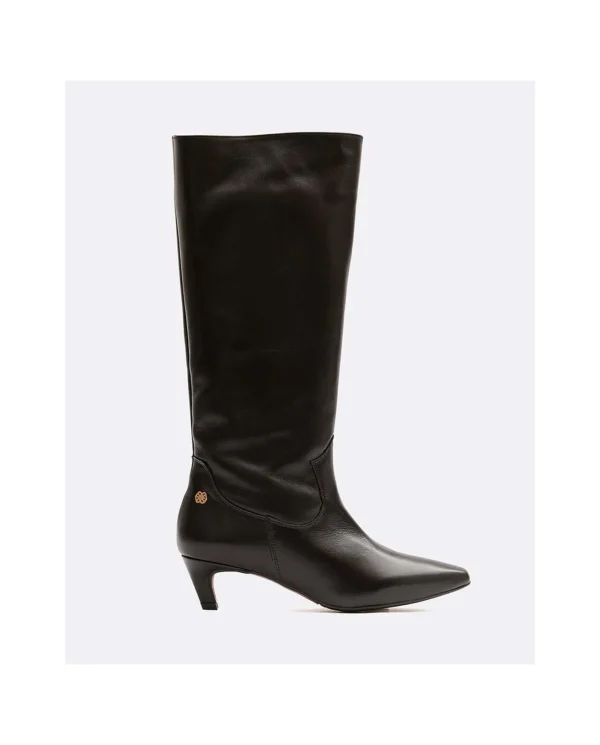 Cuplé Bota Gaucha Napa Negro^Mujer Botas Y Botines