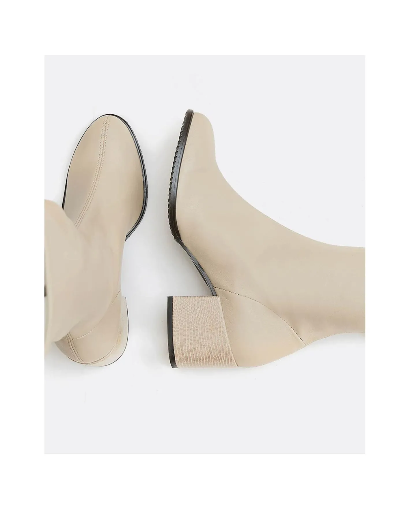 Cuplé Bota Mosquetera Strech Napa Licra Camel^Mujer Botas Y Botines