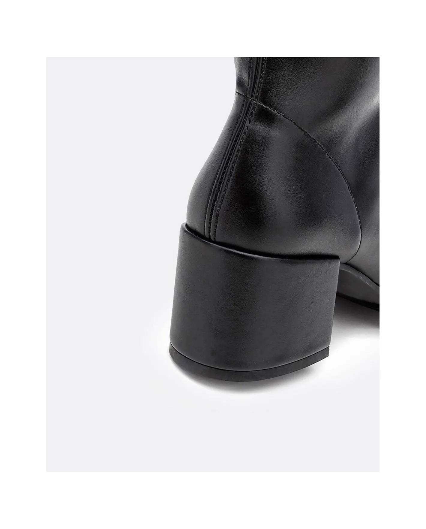 Cuplé Bota Mosquetera Strech Napa Licra Negro^Mujer Botas Y Botines
