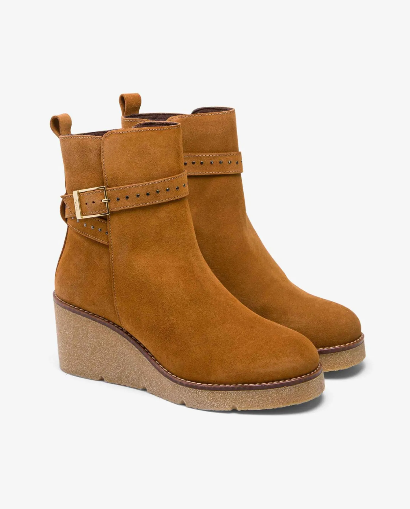 Cuplé Botin Cuna Serraje Cuero^Mujer Botas Y Botines