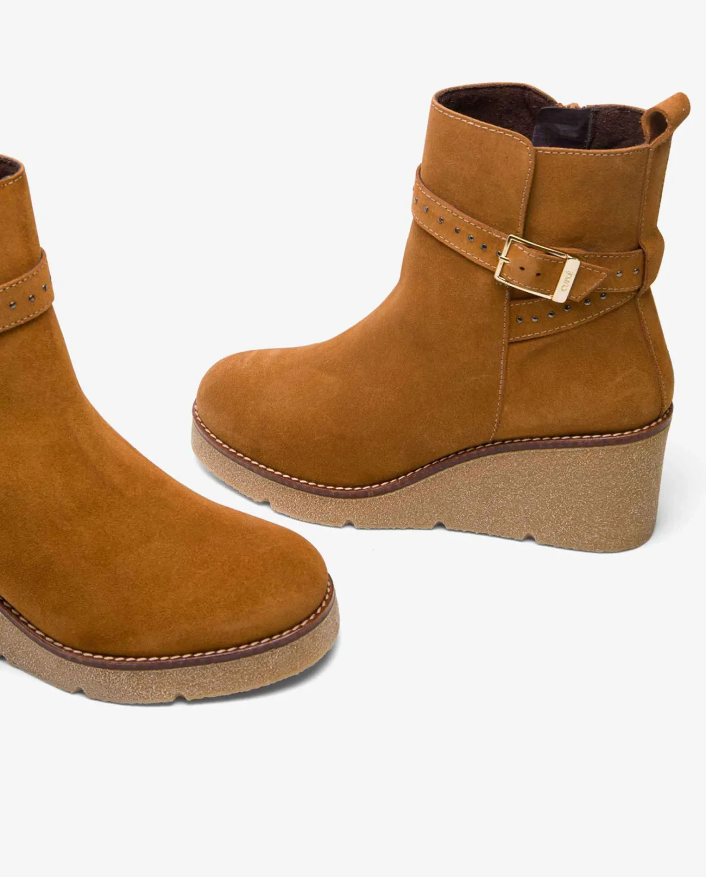 Cuplé Botin Cuna Serraje Cuero^Mujer Botas Y Botines
