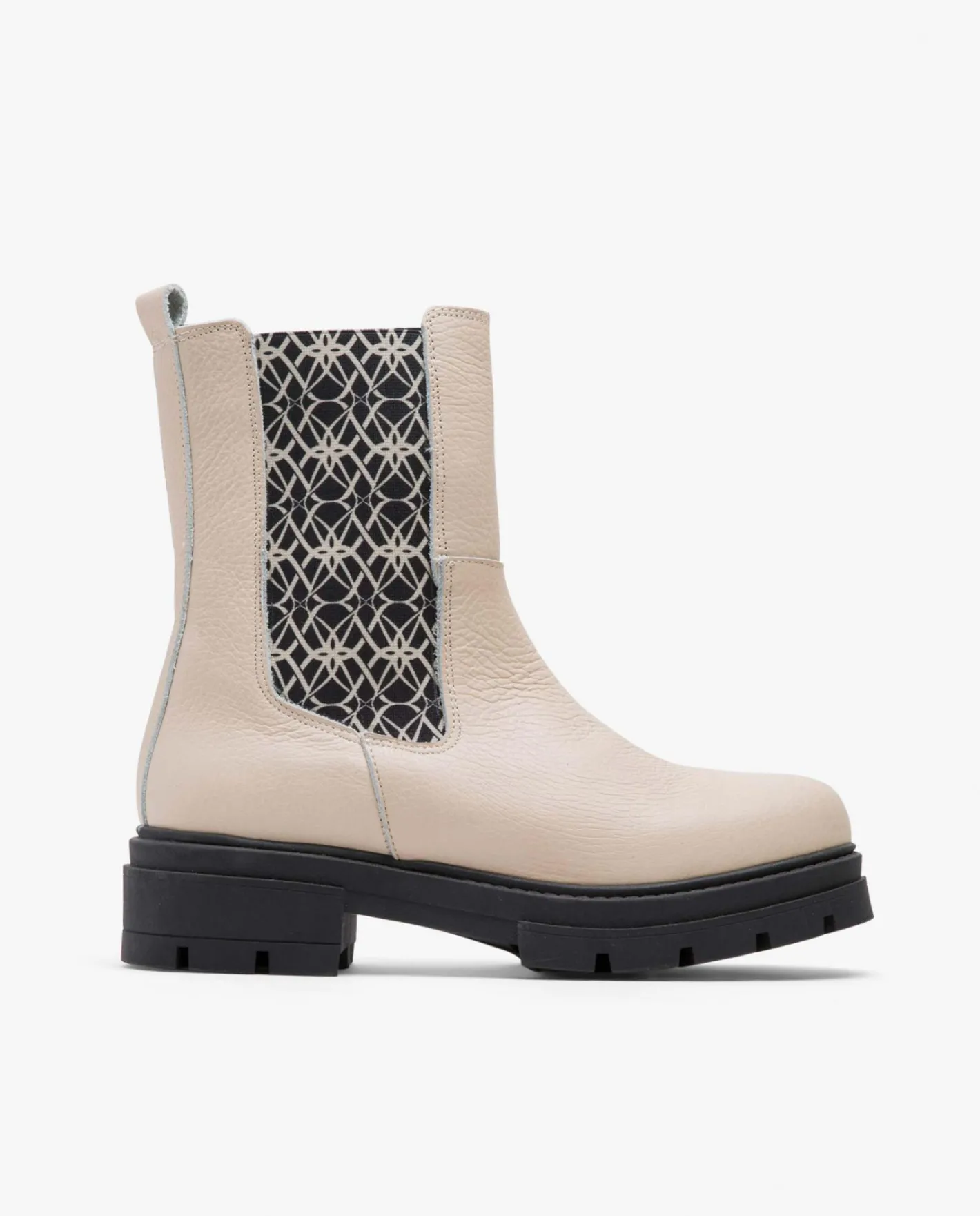 Cuplé Botin Elastico Napa Bugui Beig^Mujer Botas Y Botines