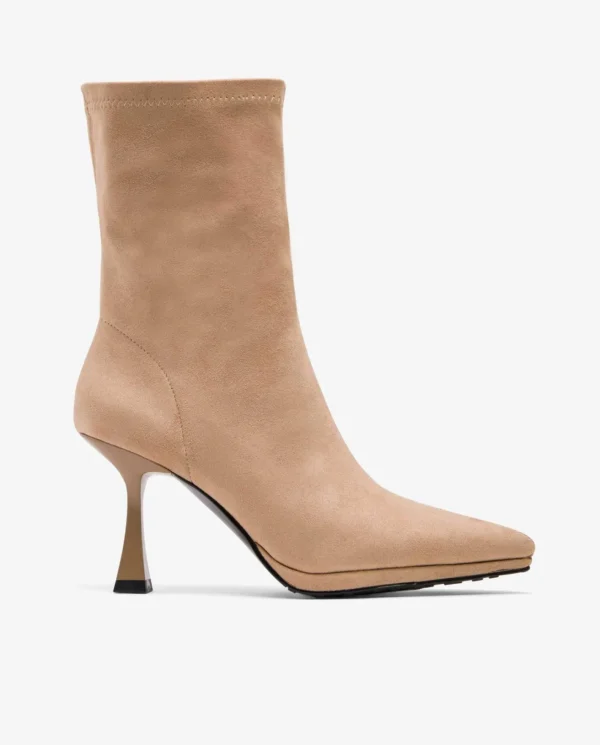 Cuplé Botin T/A Ultrasuede Strech Beig^Mujer Botas Y Botines