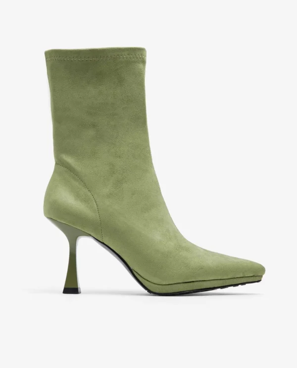 Cuplé Botin T/A Ultrasuede Strech Verde^Mujer Botas Y Botines