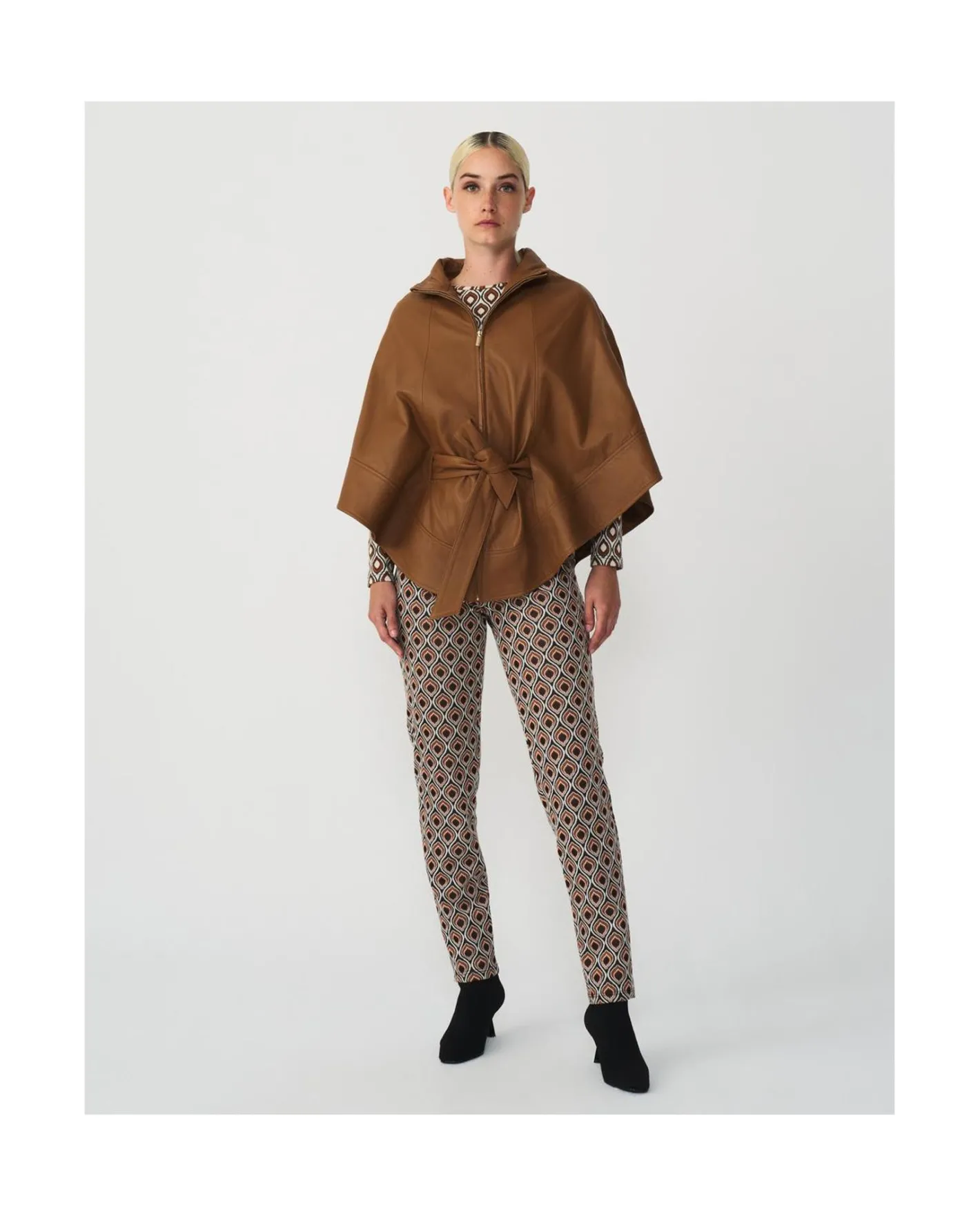 Cuplé Capa Piel Cuero^Mujer Pelo Y Piel