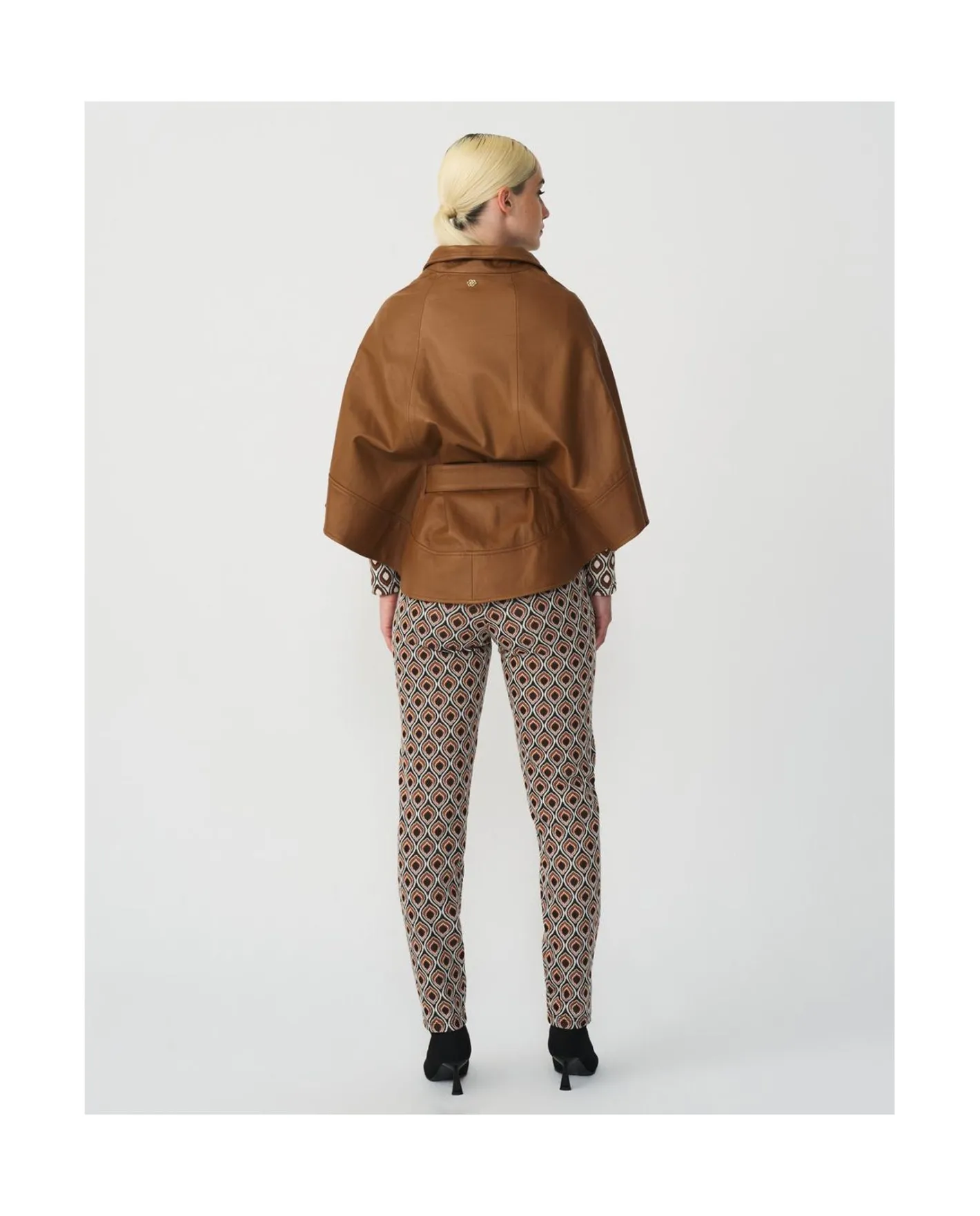 Cuplé Capa Piel Cuero^Mujer Pelo Y Piel