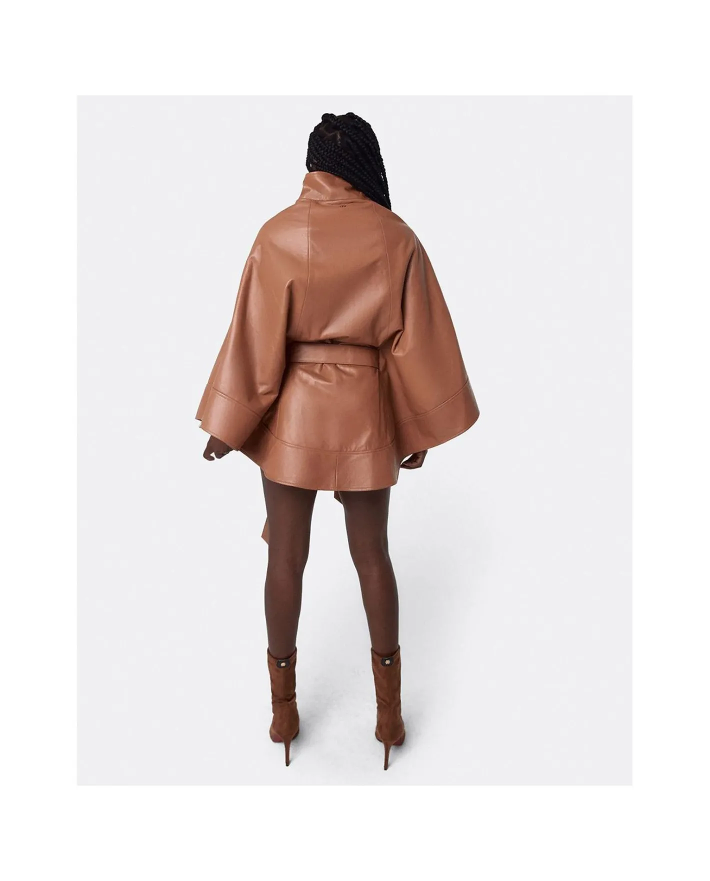 Cuplé Capa Piel Cuero^Mujer Pelo Y Piel