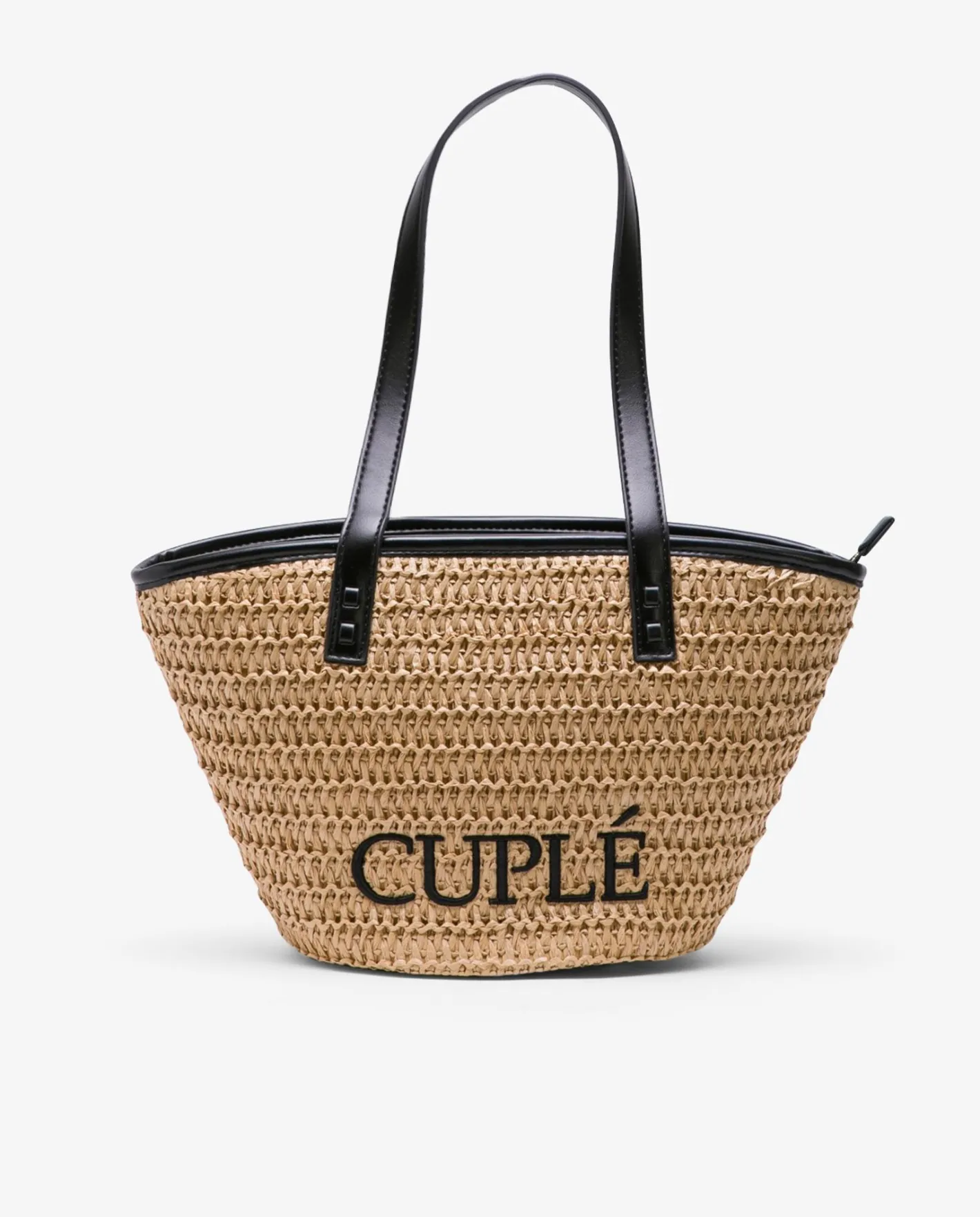 Cuplé Capazo Rafia Beig^Mujer Shoppers Y Bolsos Hombro