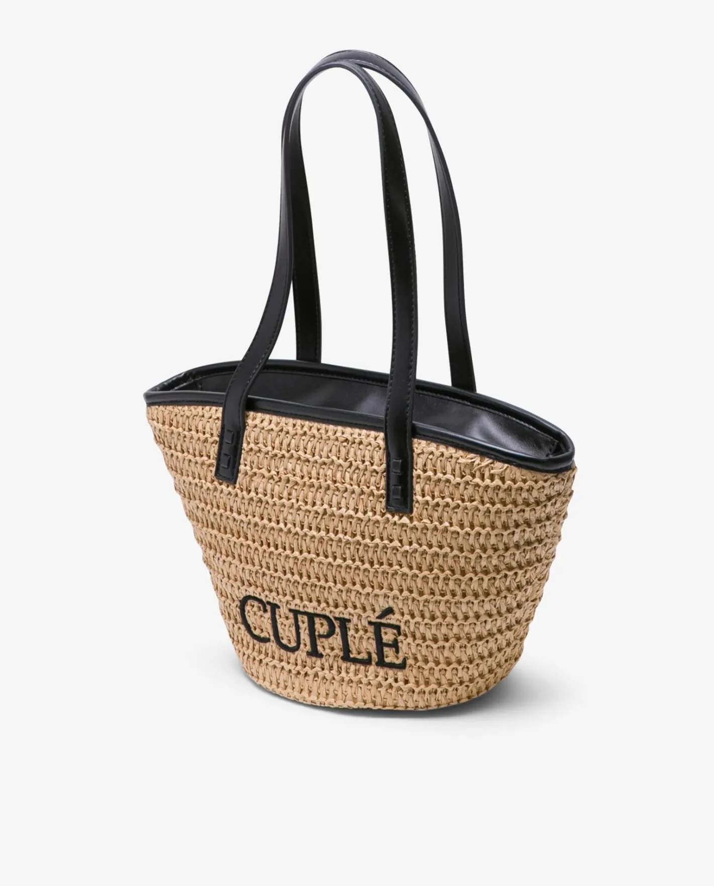 Cuplé Capazo Rafia Beig^Mujer Shoppers Y Bolsos Hombro