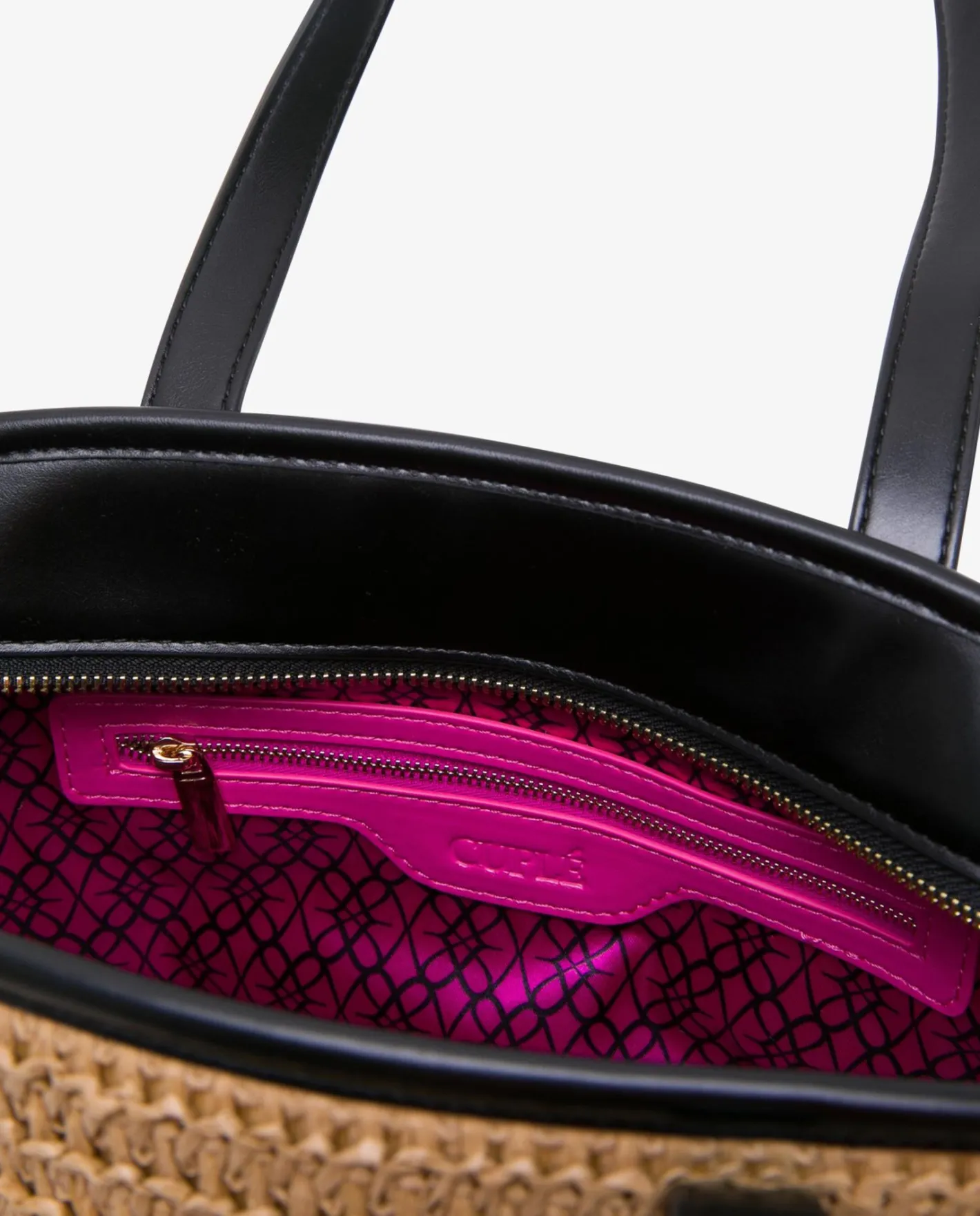 Cuplé Capazo Rafia Beig^Mujer Shoppers Y Bolsos Hombro