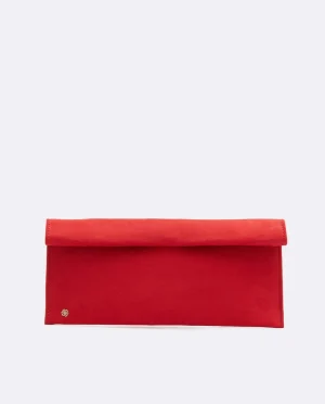 Cuplé Cartera Iman Ultrasuede Rojo^Mujer Bolsos Mano