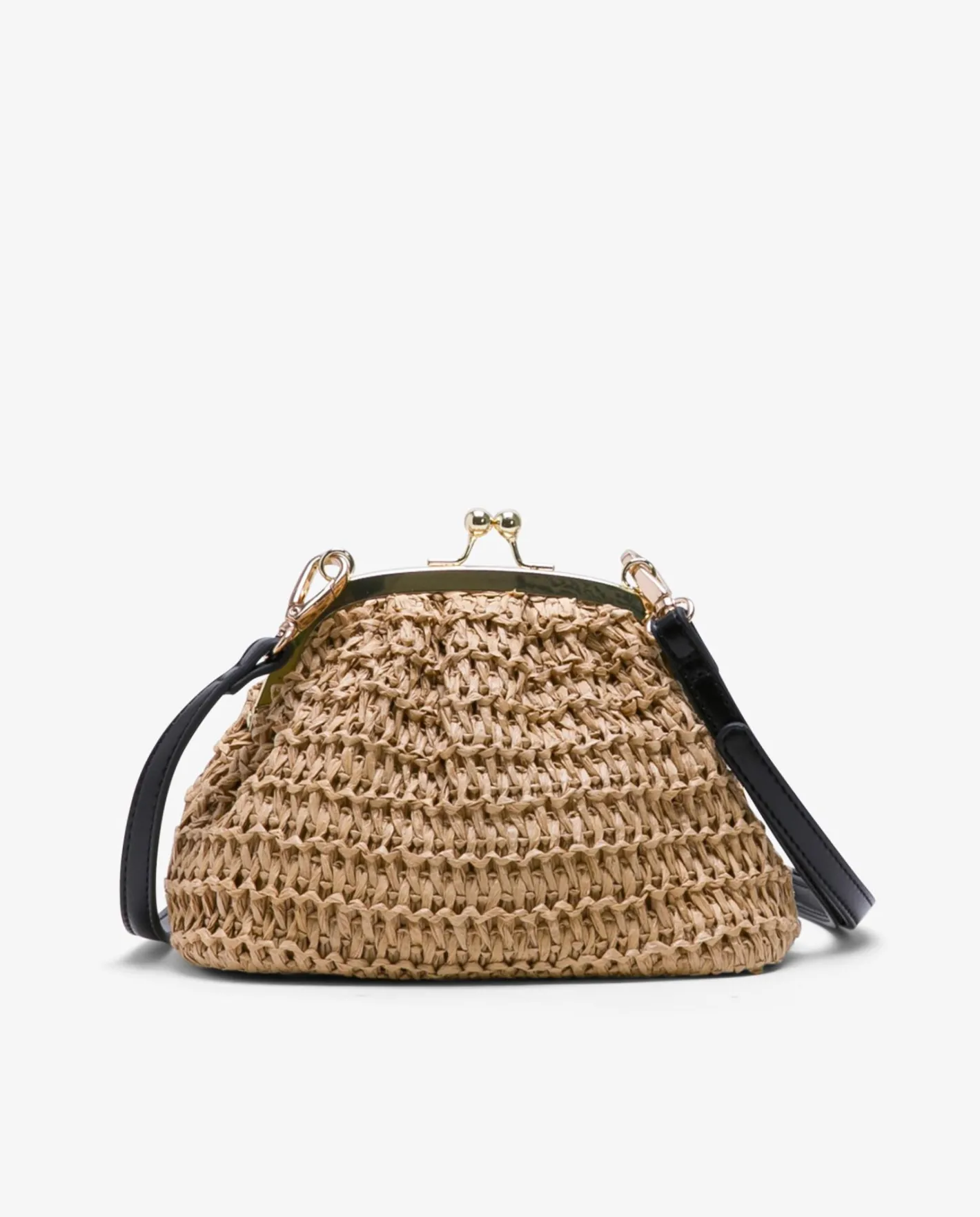 Cuplé Clutch Rafia Beig^Mujer Bolsos Mano