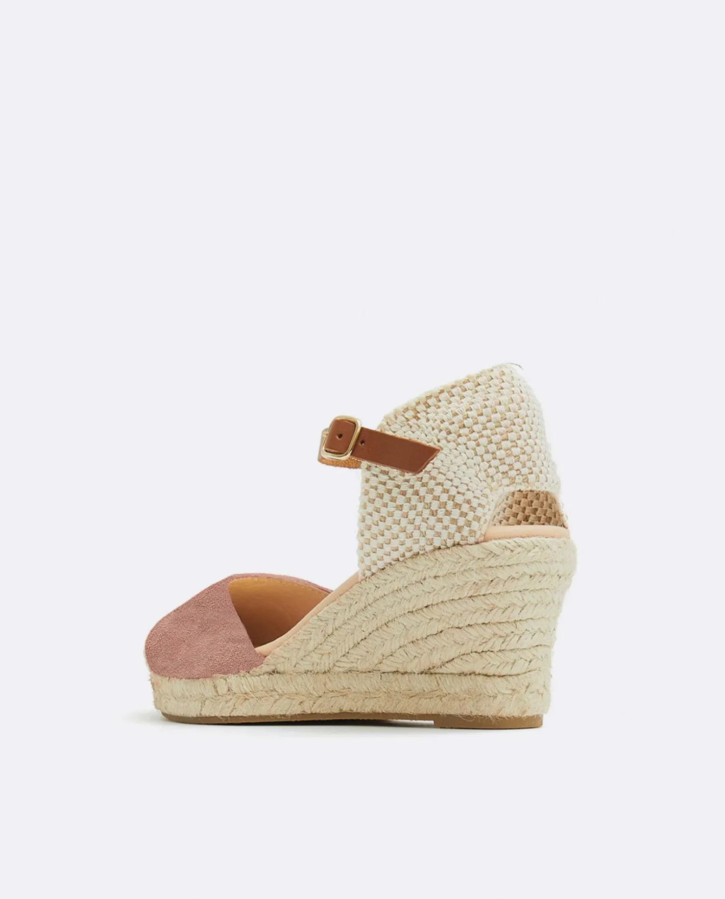 Cuplé Cuna Yute Con Con Pulsera Serraje Rosa Palo^Mujer Cuñas