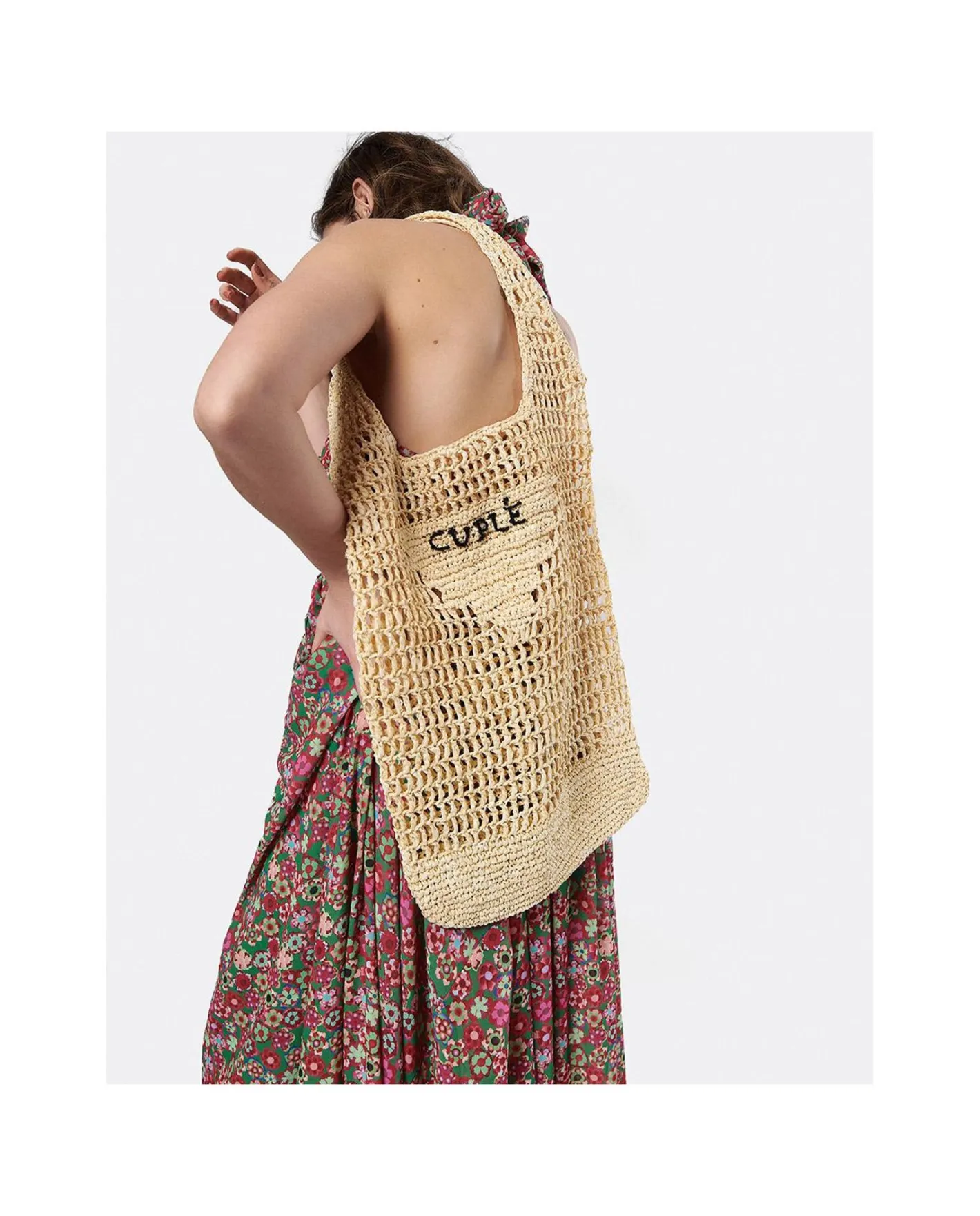 Cuplé Maxi Vestido Aberturas Gasa Estampado Flores Liber^Mujer Vestidos