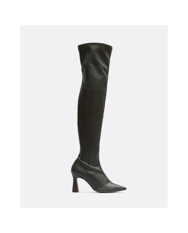 Cuplé Maxibota T/A Tecnopiel Negro^Mujer Botas Y Botines