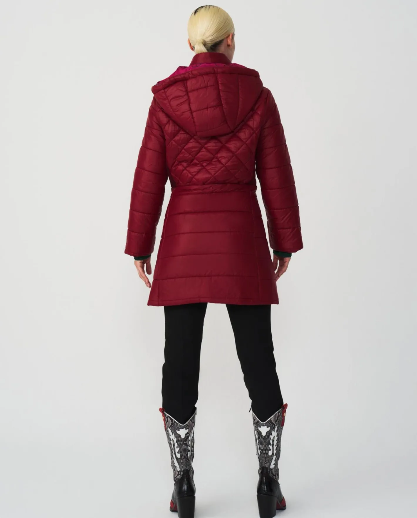 Cuplé Parka Nylon Burdeos^Mujer Chaquetas Y Abrigos