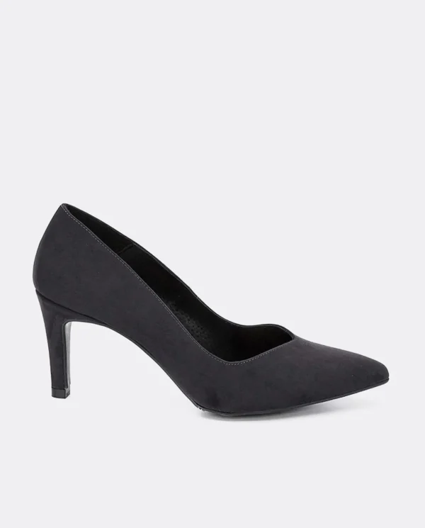 Cuplé Salon Pico Ultrasuede Antracita^Mujer Salones & Stilletos