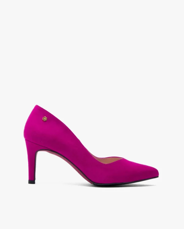 Cuplé Salon Pico Ultrasuede Fucsia^Mujer Salones & Stilletos