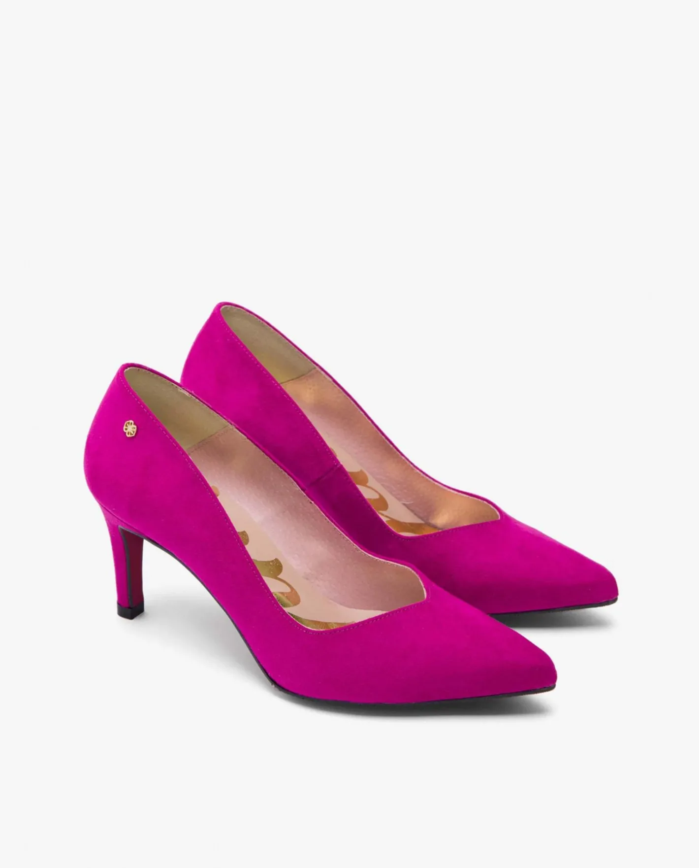 Cuplé Salon Pico Ultrasuede Fucsia^Mujer Salones & Stilletos