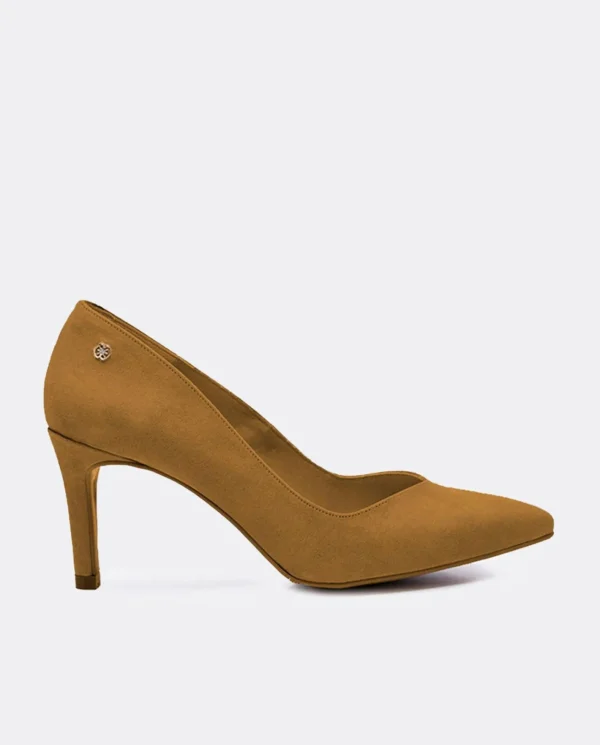 Cuplé Salon Pico Ultrasuede Vison^Mujer Salones & Stilletos