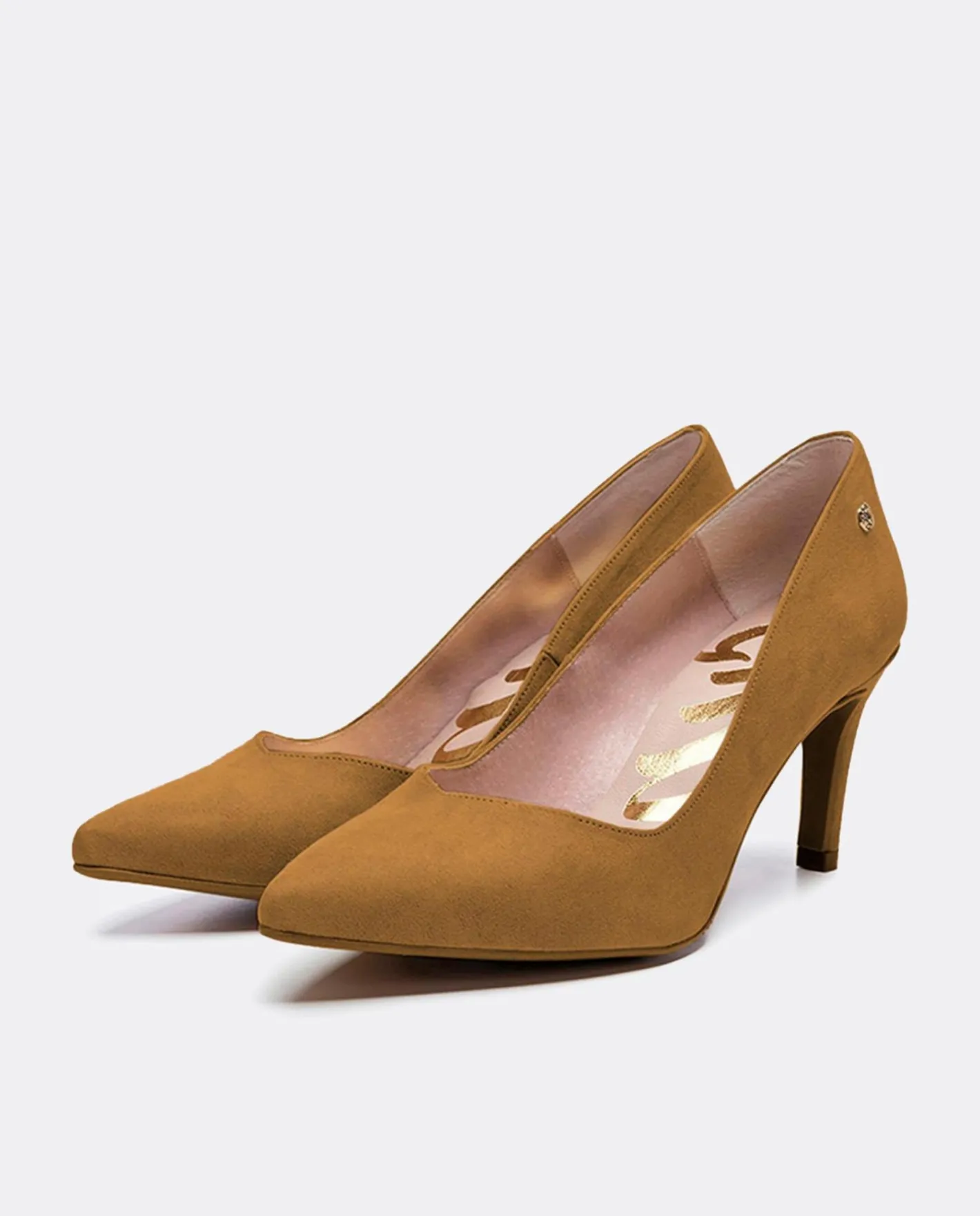 Cuplé Salon Pico Ultrasuede Vison^Mujer Salones & Stilletos