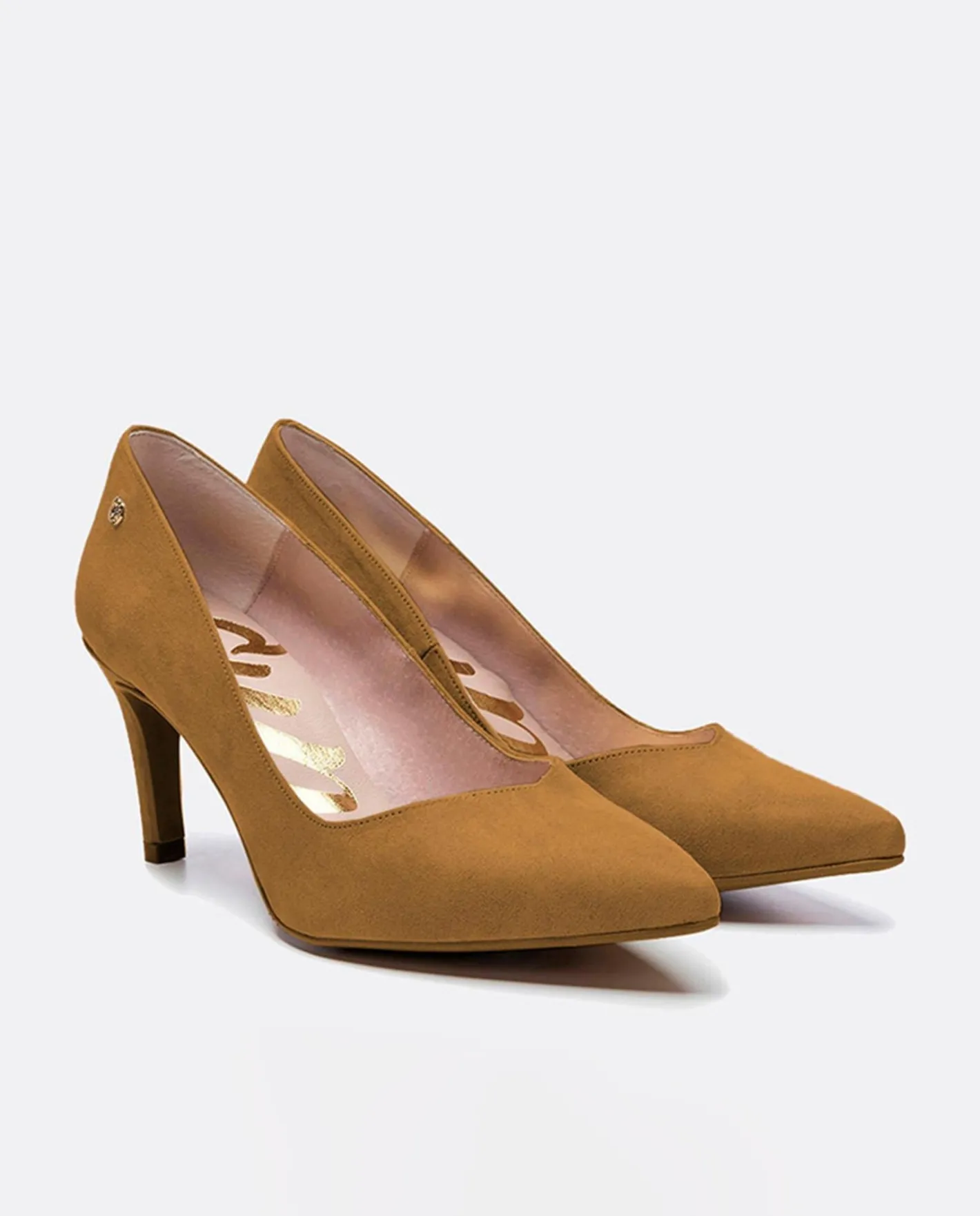 Cuplé Salon Pico Ultrasuede Vison^Mujer Salones & Stilletos