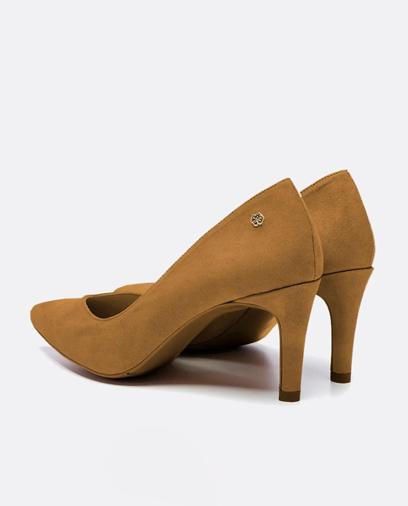 Cuplé Salon Pico Ultrasuede Vison^Mujer Salones & Stilletos