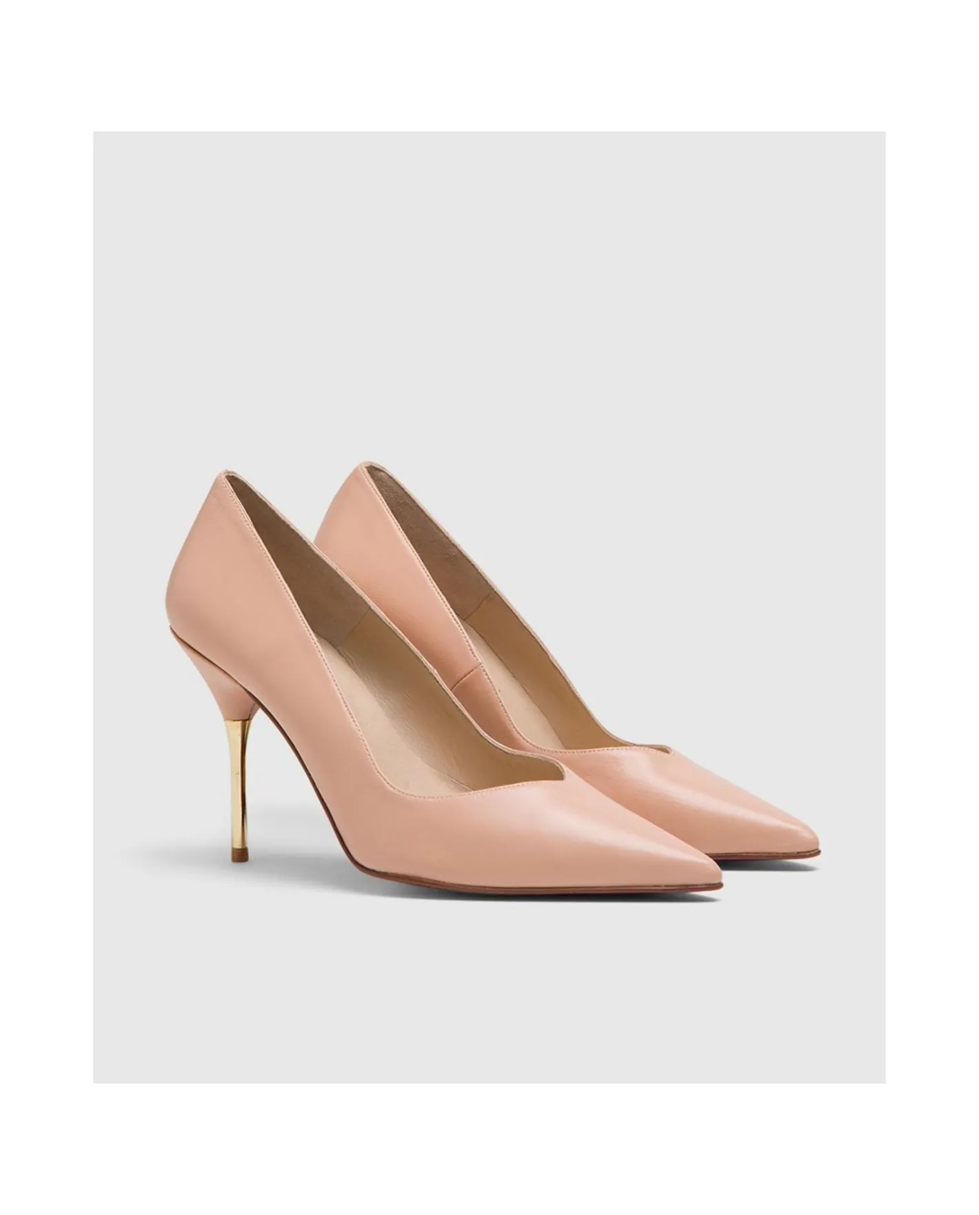 Cuplé Salon Vera Piel Rosa^Mujer Zapatos Tacón