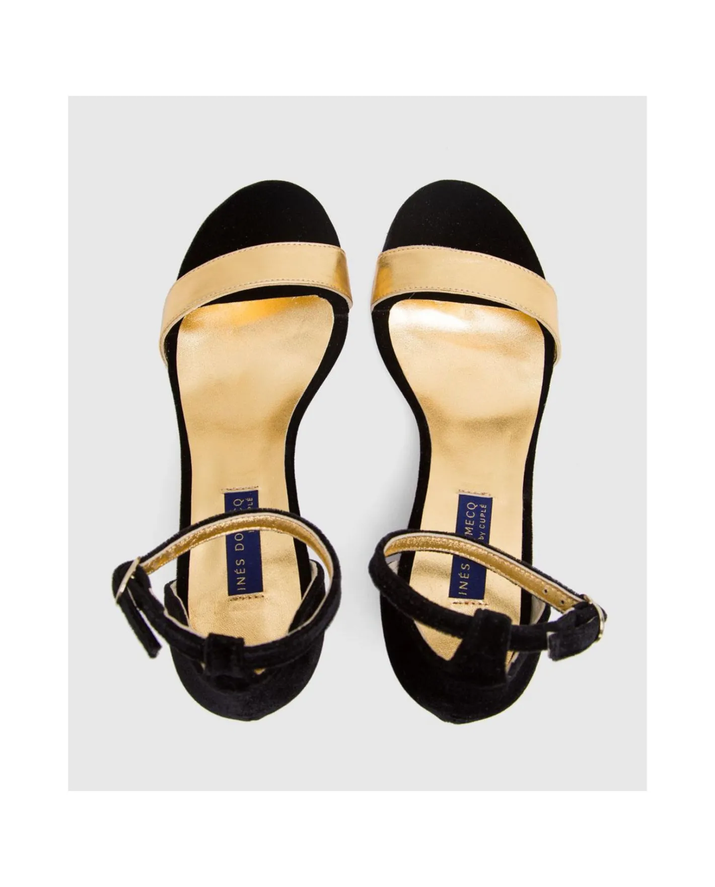 Cuplé Sandalia Alicante Terciopelo Negro^Mujer Special Prices