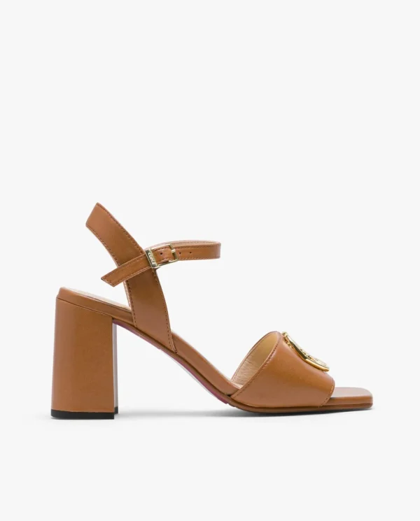 Cuplé Sandalia Logo Piel Cuero^Mujer Sandalias
