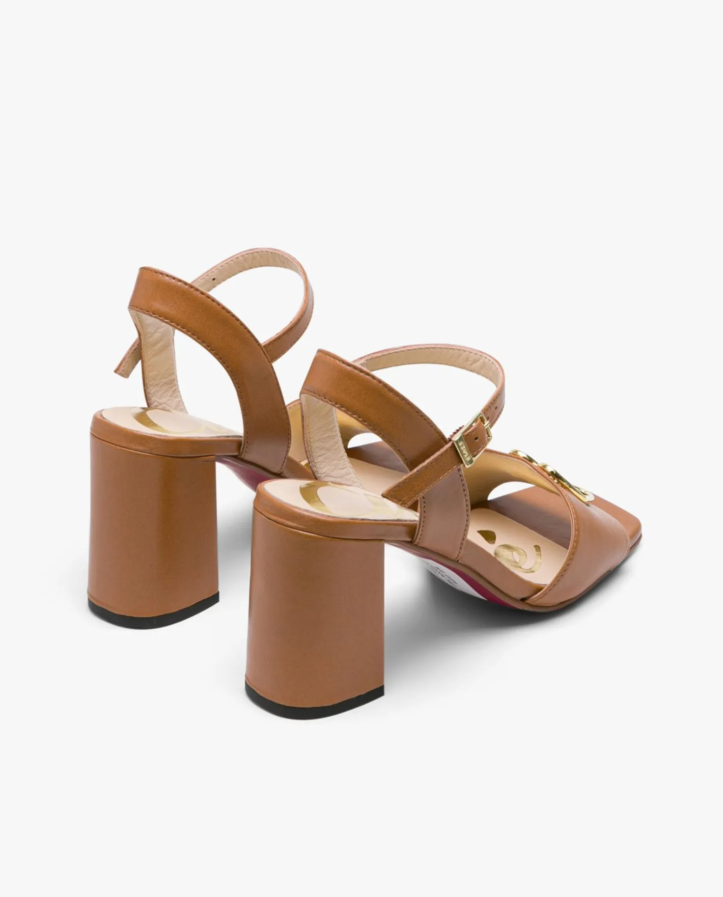 Cuplé Sandalia Logo Piel Cuero^Mujer Sandalias