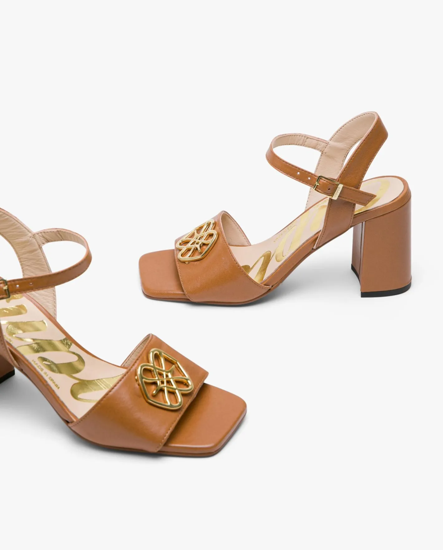 Cuplé Sandalia Logo Piel Cuero^Mujer Sandalias