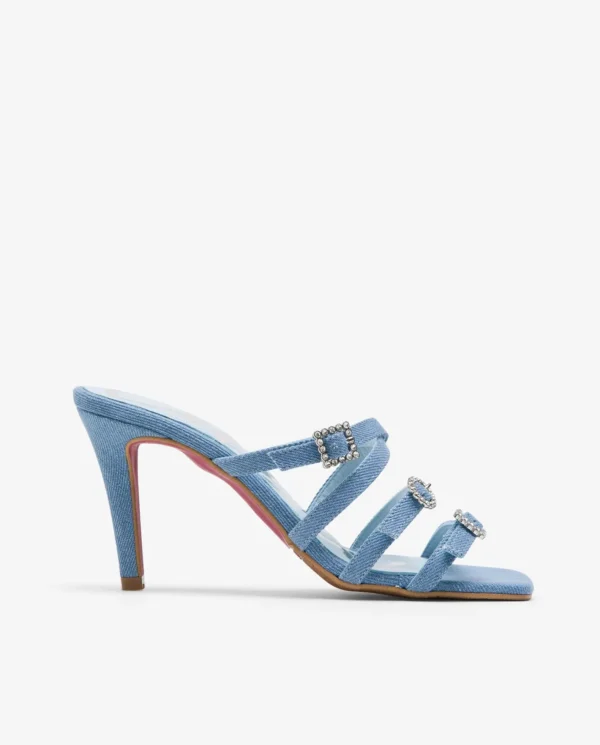 Cuplé Sandalia Tiras Vaquero Azul^Mujer Sandalias