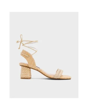 Cuplé Sandalia Zahara Rafia Beig^Mujer Zapatos Tacón