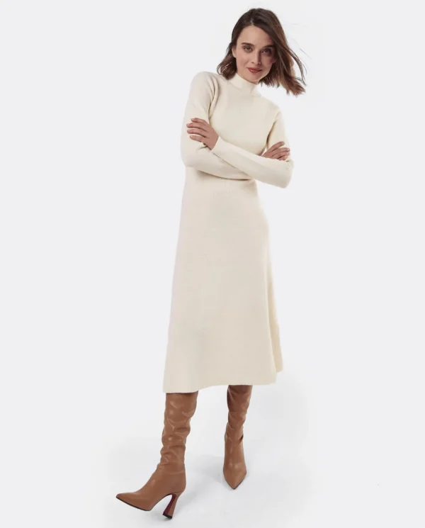 Cuplé Vestido Lady Punto Blanco^Mujer Vestidos