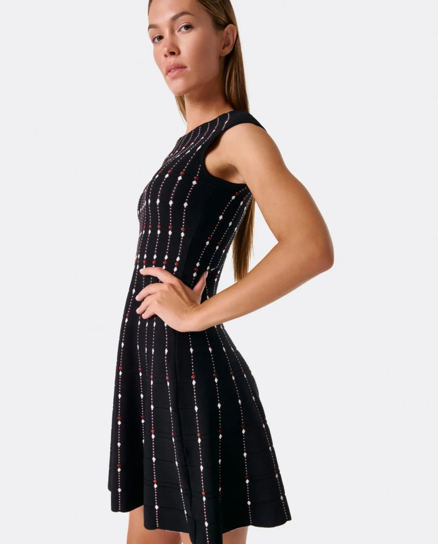 Cuplé Vestido Lady Punto Negro^Mujer Vestidos