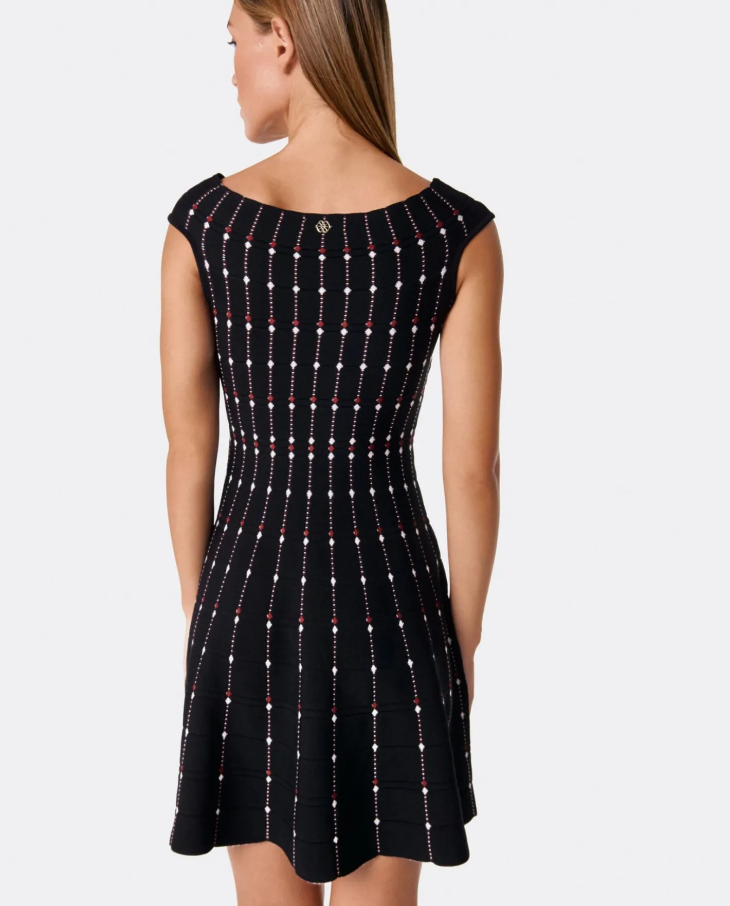 Cuplé Vestido Lady Punto Negro^Mujer Vestidos